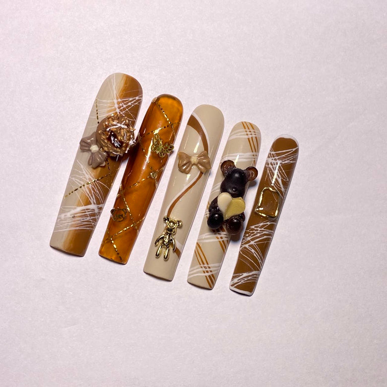 Chocolate nails 【6281】