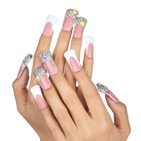 Duck Feet French Shiny Nails【H31-1039】