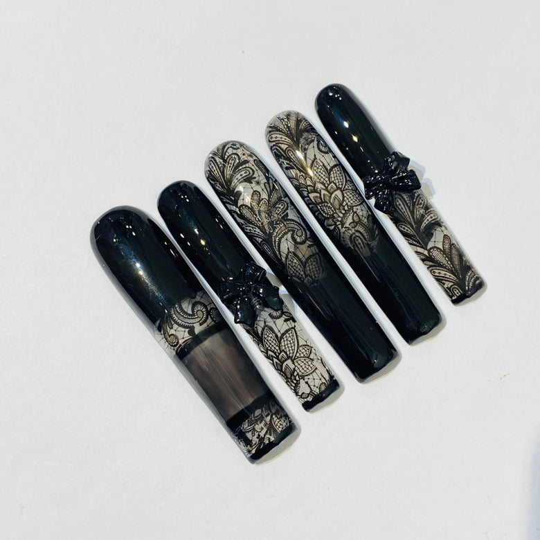 Lace sexy  Nails【H43-1158】