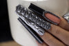 Dazzling Black diamond Nails【H44-1193】