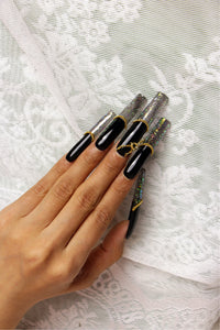 Shell glitter Nails【H43-1183】