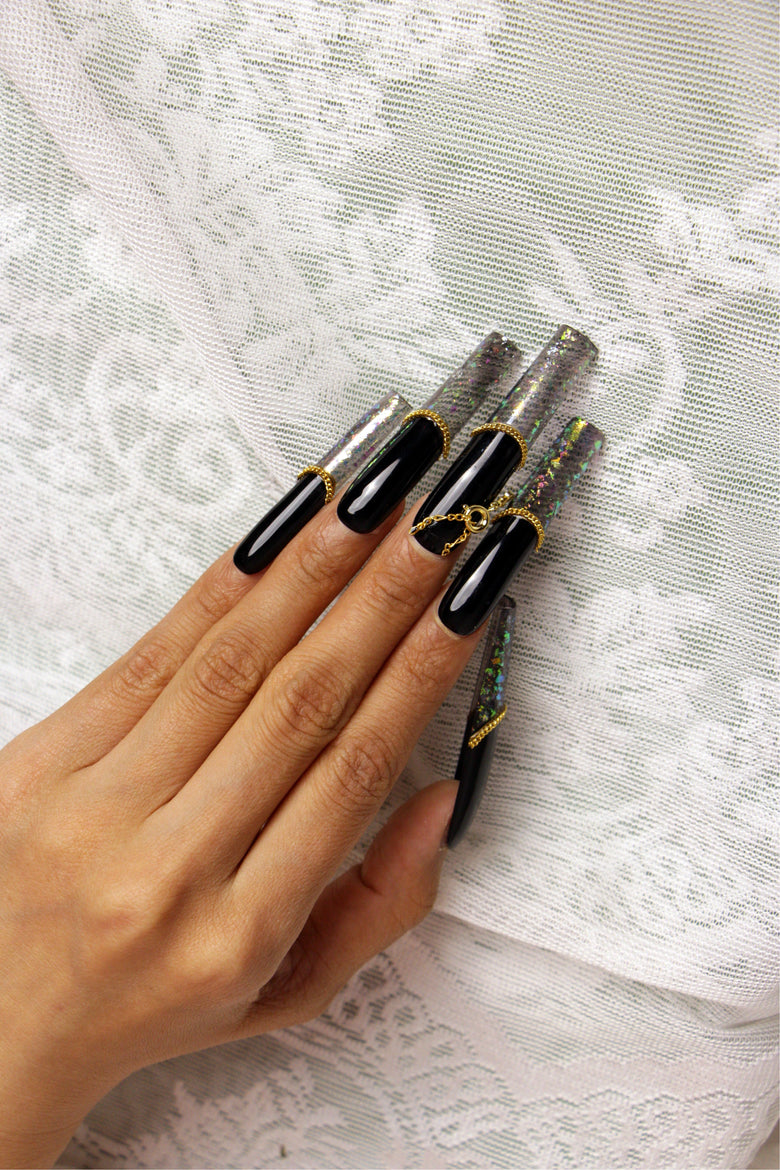 Shell glitter Nails【H43-1183】