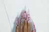 Exclusive pink diamond Nails【S44-1202】